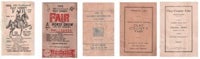 a group of old books with different titles on them